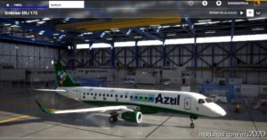 MSFS 2020 Embraer Livery Mod: Azul Sustentavel-175 (Featured)