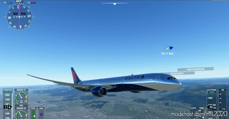 MSFS 2020 Delta Livery Mod: 787-Delta (Featured)