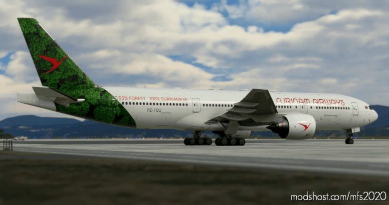 MSFS 2020 8K Mod: Surinam Airways Livery 8K (Featured)