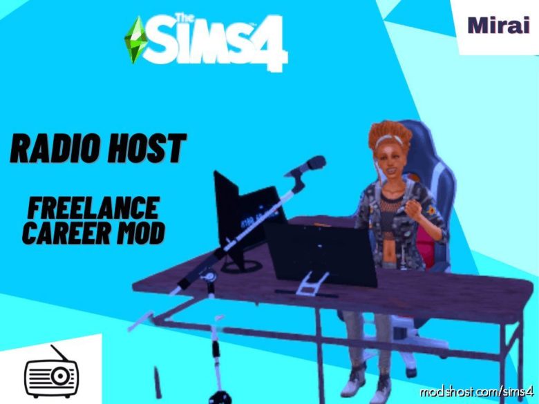 Sims 4 Mod: Radio Host Hobby (Featured)