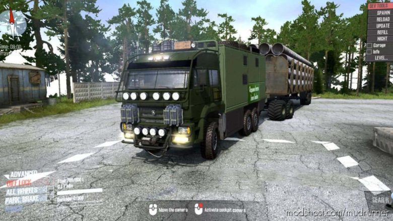 MudRunner Kamaz Mod: 635050 Forester Truck V2.0 (Featured)