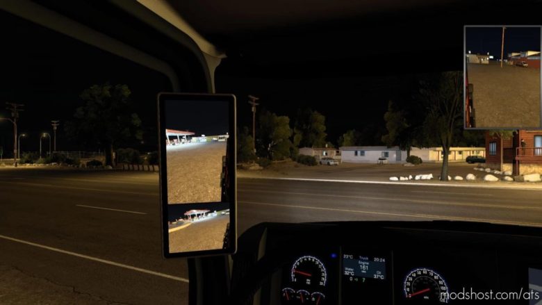 ATS Camera Part Mod: Mirror Camera Mod V1.7 1.40 - 1.41 (Featured)