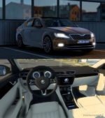 ETS2 Skoda Car Mod: Superb B8 2017 V4.1 (Image #2)