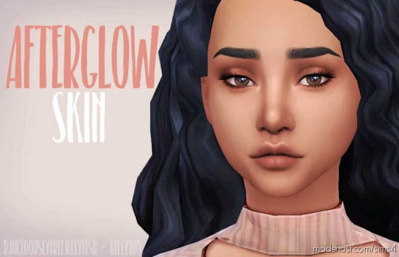 Sims 4 Skintone Mod: Afterglow Skin (Featured)