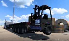 ATS Trailer Mod: Nitromodz SCS Forklift Piggyback 1.40 (Image #3)