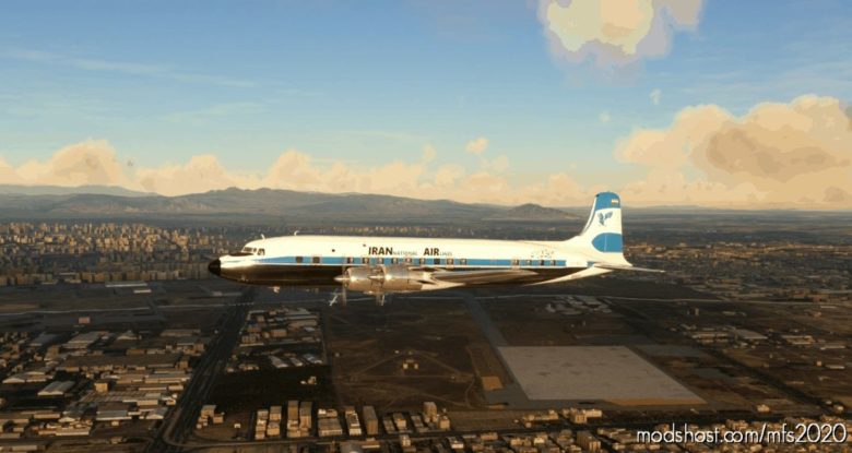 MSFS 2020 Iran Livery Mod: AIR DC6-B (Featured)