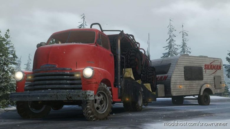 SnowRunner Chevrolet Mod: COE Ramp Truck (Featured)