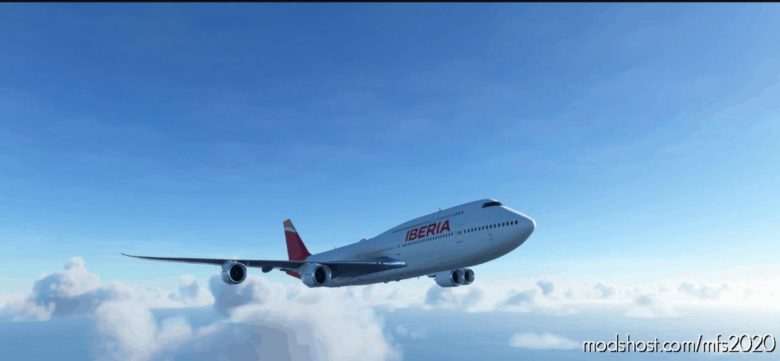 MSFS 2020 4K Mod: 747-8I Iberia NEW Livery (NO Mirroring) – 4K V1.1 (Featured)