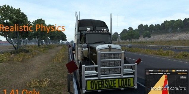 ATS Physics Mod: Trainguy’s Physics Mod V2.7 1.41 (Featured)