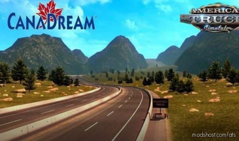 ATS Map Mod: Canadream V2.41 1.41 (Featured)