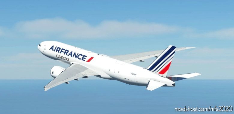 MSFS 2020 Livery Mod: AIR France Cargo “NEW Colors (2021)” Captainsim 777-200F (Featured)