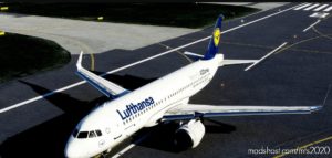 MSFS 2020 8K Livery Mod: A32NX Airbus A320Neo Lufthansa D-Ainc Dirty In 8K V1.0.1 (Image #2)