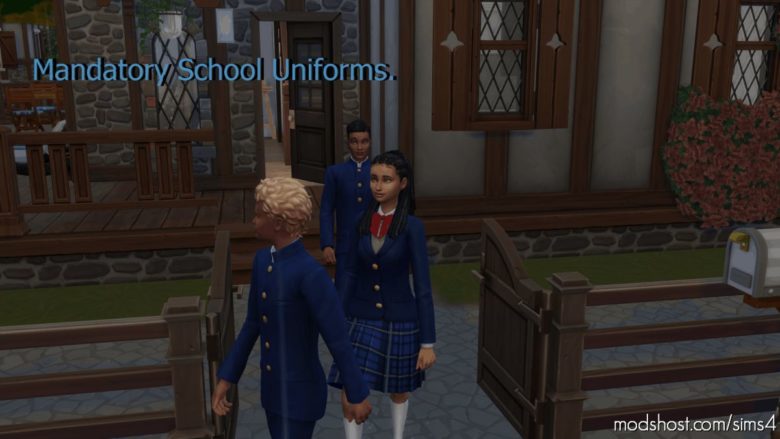 Sims 4 Clothes Mod: Mandatory School Uniforms (Featured)