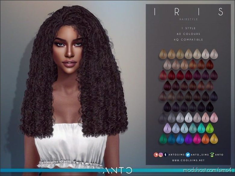 Sims 4 Mod: Iris Hair (Featured)