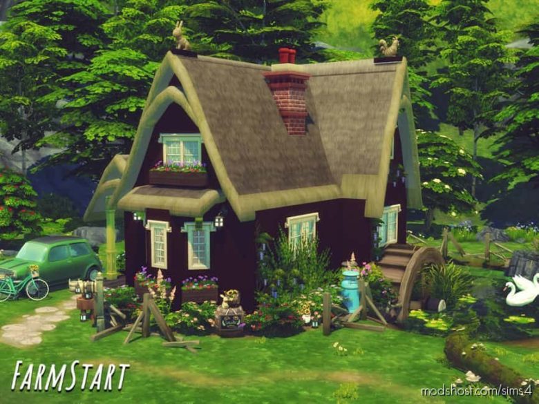 Sims 4 House Mod: Farm Start (Featured)