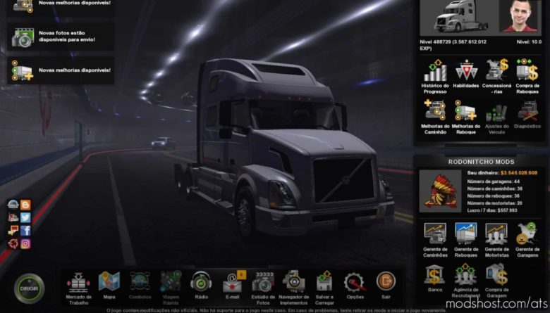 ATS Save Mod: Profile 1.41.1.3S By Rodonitcho Mods 1.41 (Featured)