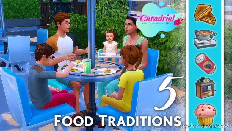 Sims 4 Mod: 5 Food Holiday Traditions (Featured)