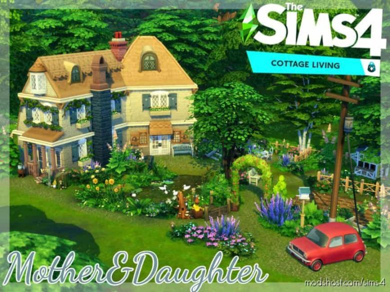 Sims 4 Mod: Mother&Daughter House (Featured)