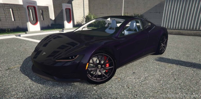 GTA 5 Tesla Vehicle Mod: 2020 Tesla Roadster (Featured)