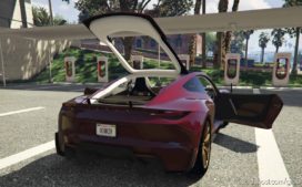 GTA 5 Tesla Vehicle Mod: 2020 Tesla Roadster (Image #4)