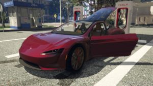 GTA 5 Tesla Vehicle Mod: 2020 Tesla Roadster (Image #5)