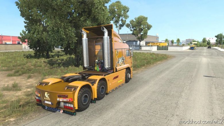 ETS2 Kamaz Truck Mod: 6460 Turbo Diesel 01.08.2021 1.41.X (Featured)