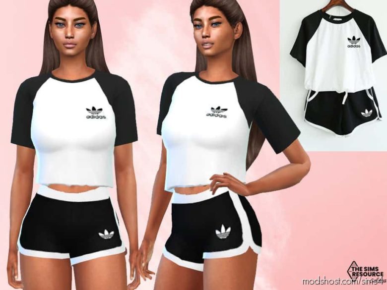 Sims 4 Clothes Mod: Athletic And Casual Short (Featured)