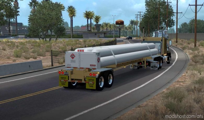 ATS Mod: Ownable CNG Tube Trailer 1.41 (Featured)