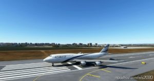 MSFS 2020 Israel Livery Mod: Asobo 747-8I Israel Airlines NO Mirroring (Image #2)