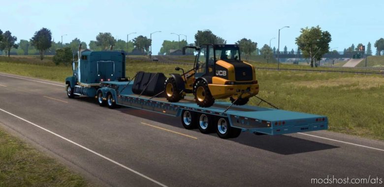 ATS Trailer Mod: Ownable Trailking Dove Tail 1.41 (Featured)