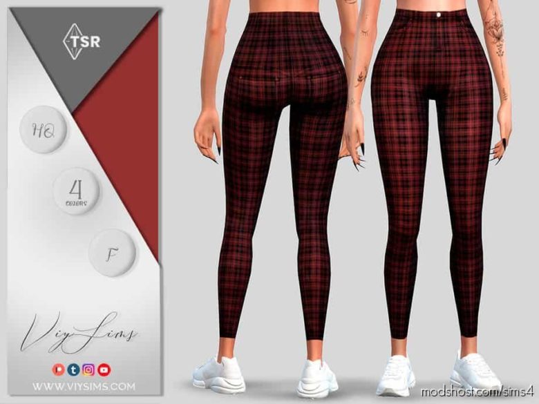 Sims 4 Clothes Mod: Star Pants NO Detail – Female (Featured)