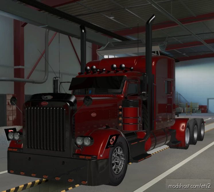 ETS2 Peterbilt Truck Mod: 389 Custom Cabin CUT 1.41.X (Featured)