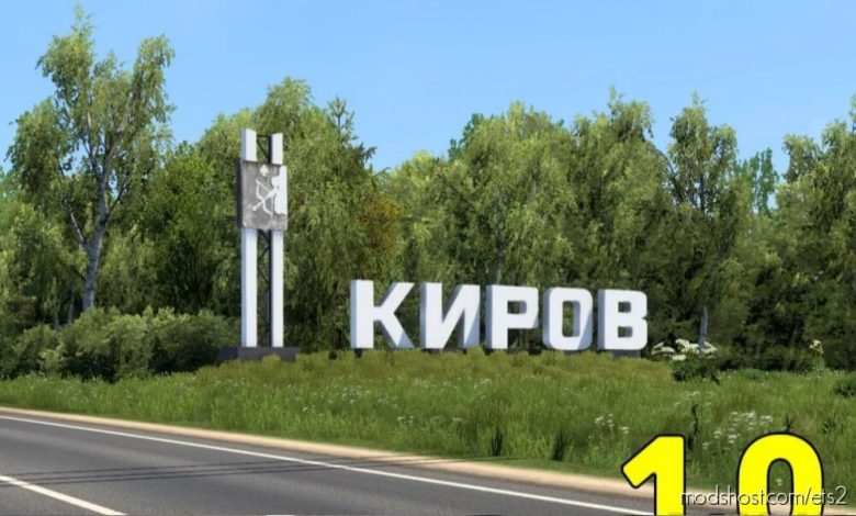 ETS2 Mod: Kirov Region Map (Featured)