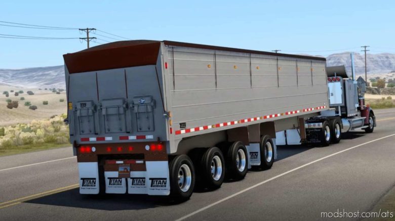 ATS Trailer Mod: Ownable Titan Thin Wall END Dump 1.41 (Featured)