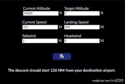 MSFS 2020 Mod: TOP Of Descent Calculator V1.1.1 (Image #2)