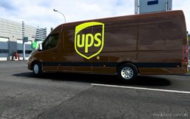 ATS Mercedes-Benz Mod: Skin Mercedes-Benz Sprinter 2021 UPS 1.41 (Image #2)