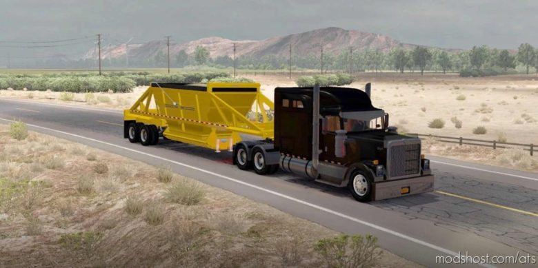 ATS Trailer Mod: Ownable Trail King Belly Dump 1.41 (Featured)