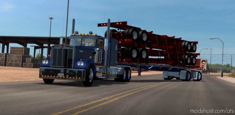 ATS Trailer Mod: Ownable Wilson Flatbed Custom 1.41 (Featured)