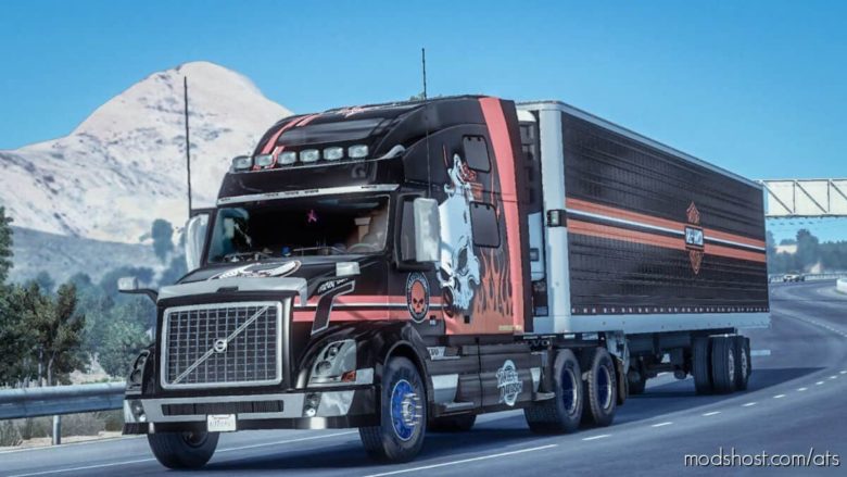 ATS Mod: Combo Skin Harley Davidson ON Trucks And Your Trailer (Featured)