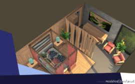 Sims 4 Interior Mod: Hout Huis - Part 1 (Master Bedroom) (Image #2)