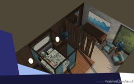 Sims 4 Interior Mod: Hout Huis - Part 1 (Master Bedroom) (Image #5)