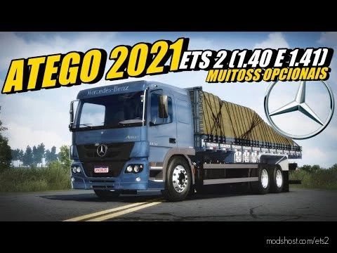 ETS2 Mod: Atego MLK BB Truck Mod 1.40 - 1.41.X (Featured)