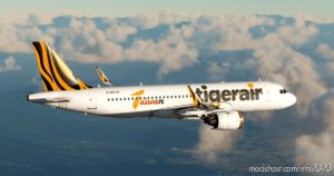 MSFS 2020 A320neo Livery Mod: A32NX FBW A320Neo Tigerair Taiwan(4K) (Featured)