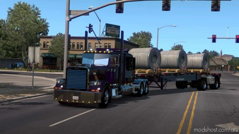 ATS Trailer Mod: Ownable Benson Flatbed 1.41 (Featured)