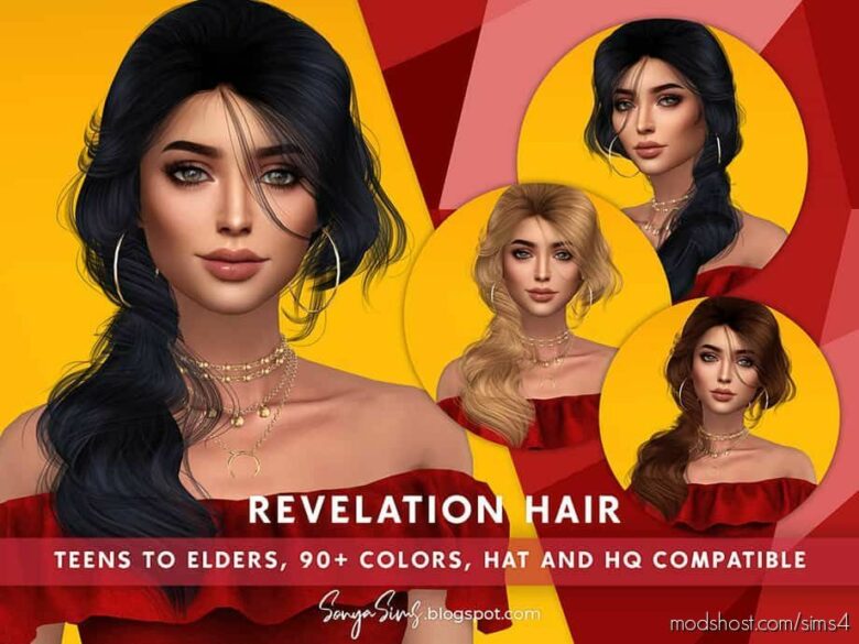 Sims 4 Mod: Revelation Hair (Featured)