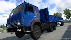 ETS2 Kamaz Truck Mod: Pack + Trailers Pack 1.40 (Featured)