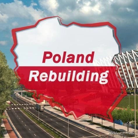 ETS2 Poland Map Mod: Rebuilding V2.5.1 1.41.X (Featured)