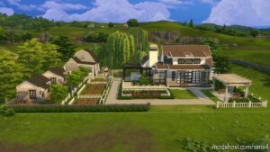 Sims 4 House Mod: Modern Farm – NO CC (Image #6)