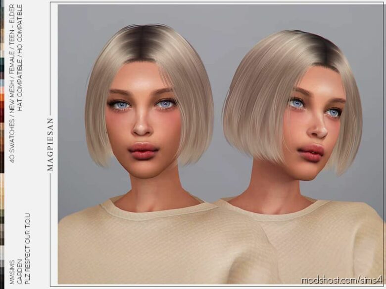 Sims 4 Mod: Garden Hair (Featured)