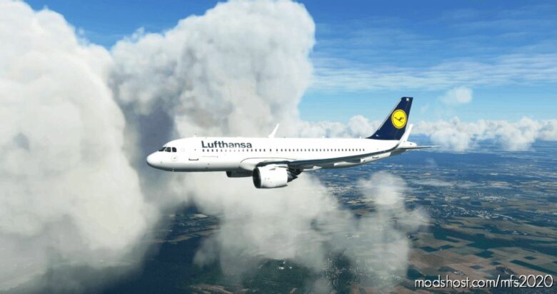 MSFS 2020 A32NX Livery Mod: Lufthansa FBW A32NX (D-Aiia) – 10K V1.1 (Featured)